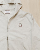 Grey Zip Up Hoodie