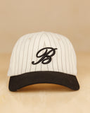 Black Pinstripe Cap