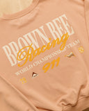 Pink Racing Crewneck
